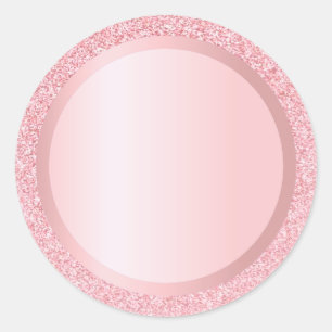 Adesivo Modelo de texto personalizado com brilho em Rose G