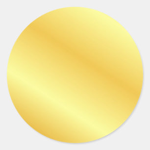 Adesivo Modelo de Vazio Personalizado Dourado de aparência