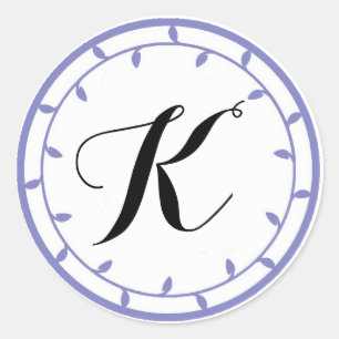 Adesivo Modelo do lavanda Monograma