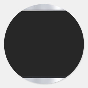 Adesivo Modelo Elegante Moderno Prata e Preto