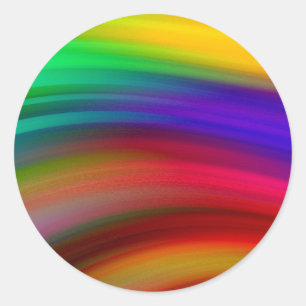 Adesivo Modelo em Branco Colorido Elegante Moderno Chique