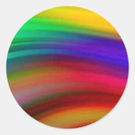 Adesivo Modelo em Branco Colorido Elegante Moderno Clássic