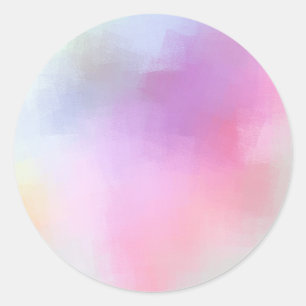 Adesivo Modelo em Branco Colorido Moderno Abstrato Elegant