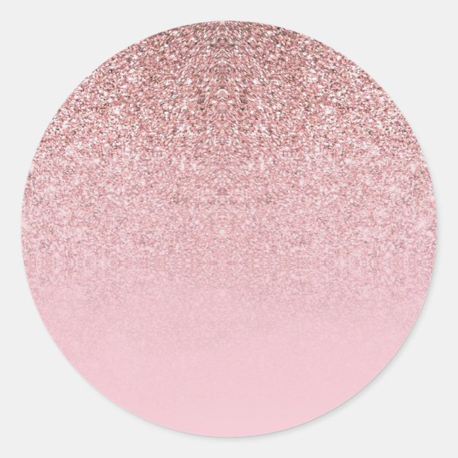 Adesivo Modelo em Branco com Brilho em Rose Gold Adicione  (Frente)