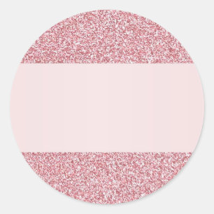 Adesivo Modelo em Branco com Efeito Rose Gold Glitter Adic