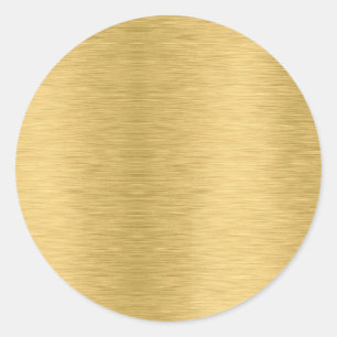 Adesivo Modelo Em Branco Crie Seu Próprio Texto Dourado