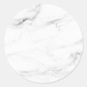 Adesivo Modelo em Branco de Mármore Branco Elegante e Mode