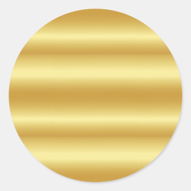 Adesivo Modelo em Branco de Ouro Falso (Frente)
