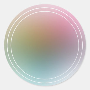 Adesivo Modelo em Branco Elegante Moderno Colorido Tendênc