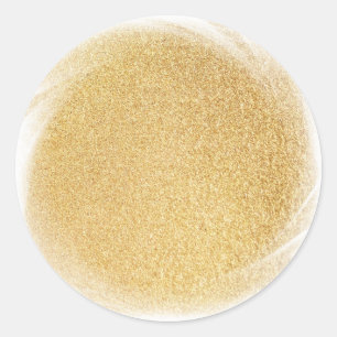 Adesivo Modelo em Branco Glamour Elegante Brilho Dourado F