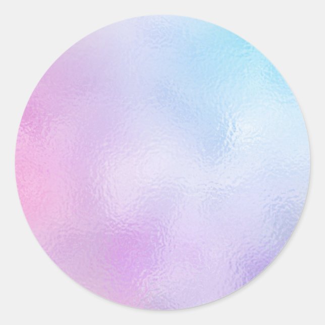 Adesivo Modelo em Branco Iridescente, Arte de Texto DIY Fo (Frente)