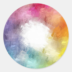 Adesivo Modelo em Branco Tendência Abstrata Azul Verde Ros