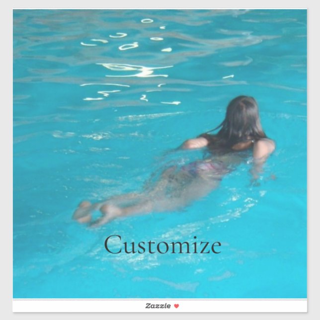 Adesivo Modelo feminino de natação Thunder_Cove (Folha)