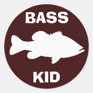Adesivo Modelo Largemouth da pesca da perda
