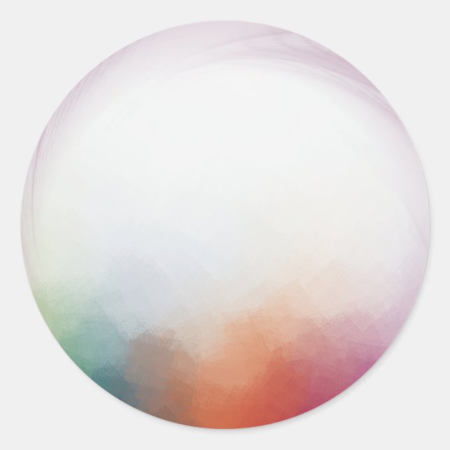 Adesivo Modelo personalizado abstrato colorido moderno em  (Frente)