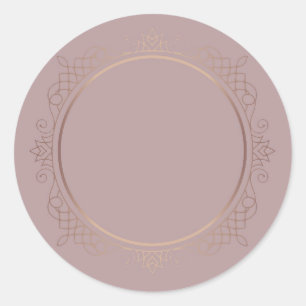 Adesivo Modelo personalizado em dourado rosado com design
