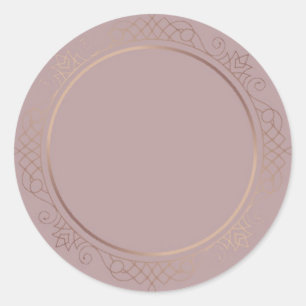 Adesivo Modelo personalizado em ouro rosa em branco Adicio