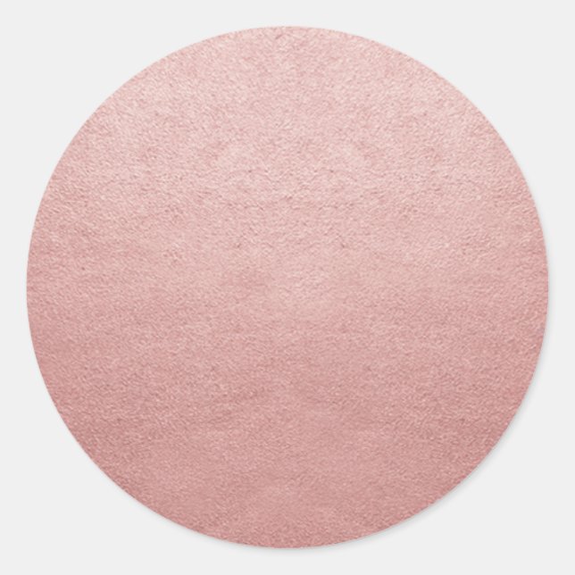 Adesivo Modelo Rosa Dourado em Branco para Qualquer Texto  (Frente)