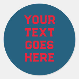 Adesivo modelo seu texto aqui texto pessoal