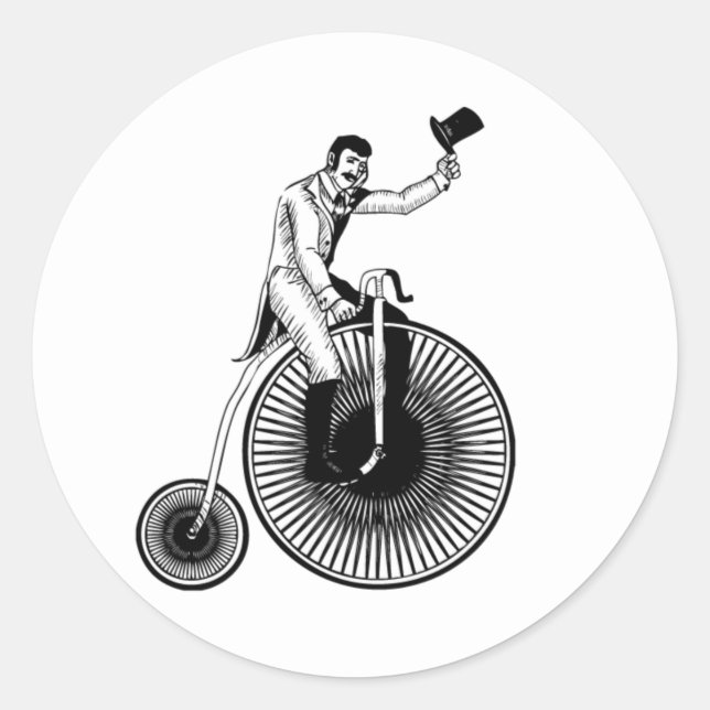 Adesivo Modelo T Penny Farthing Classic (Frente)