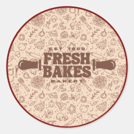 Adesivo Modern Best Pizza In Town Professional