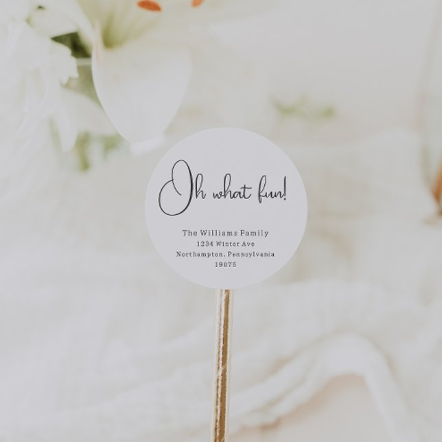 Adesivo Modern Boho Oh Que Diversão De Envelopes (Criador carregado)