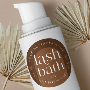 Adesivo Modern Boho Terracotta Lash Bath Foam Cleanser