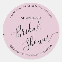 Adesivo Modern Bride Shower Square Sticker