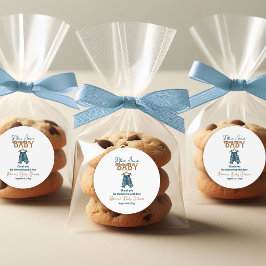 Adesivo Modern Denim Boy Blue Chá de fraldas