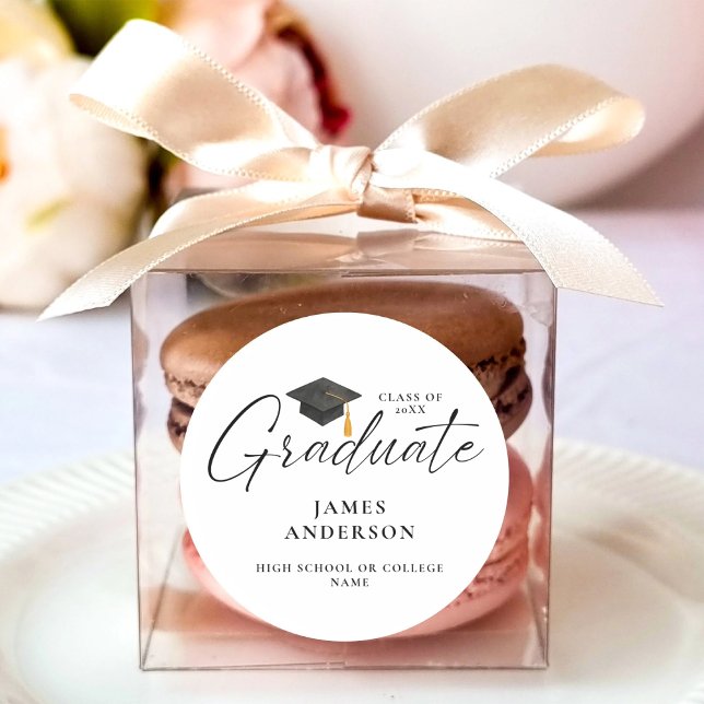 Adesivo Modern Elegant Script Graduation  (Criador carregado)
