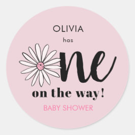 Adesivo Modern Girls Chá de fraldas Daisy Floral