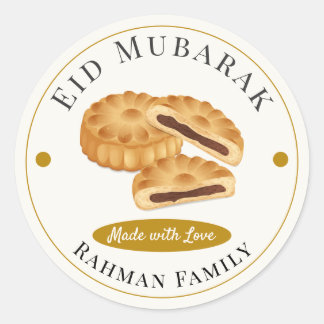 Adesivo Modern Maamoul Date Cookies Islamic Eid Mubarak