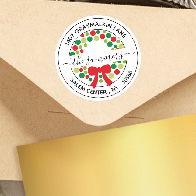 Adesivo Modern Manuscrito Calliografia Endereço de Natal (Criador carregado)