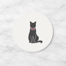 Adesivo Modern Neutral Cat Seal Sticker
