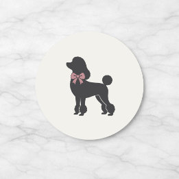 Adesivo Modern Neutral Poodle Seal Sticker
