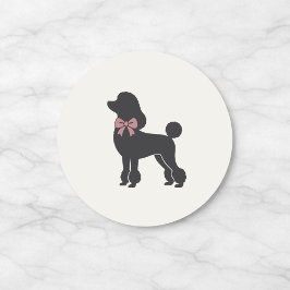 Adesivo Modern Neutral Poodle Seal Sticker
