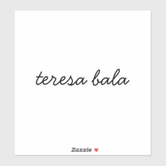 Adesivo Modern Script Stylish Monogram Design