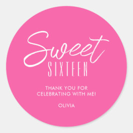 Adesivo Modern Sweet Sessenta garotas rosa quentes 16º obr