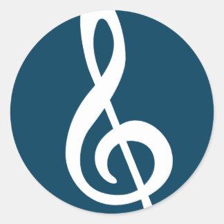 Adesivo Modern Treble Clef