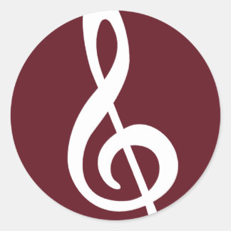 Adesivo Modern Treble Clef
