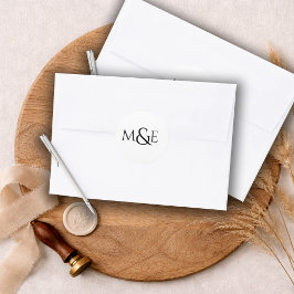 Adesivo Modern Wedding Monogram