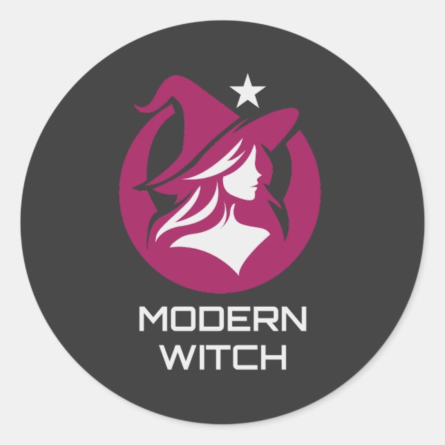 Adesivo Modern Witch Pagan Magic (Frente)
