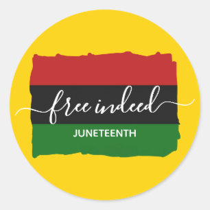 Adesivo Moderna liberdade de JUNETEENTH