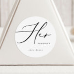 Adesivo Moderna Minimalista Seu Favorito De Paleta Redonda<br><div class="desc">Compre a coleção aqui: https://www.zazzle.co.uk/collections/modern_minimalist-119052317964885904?rf=238296117664346256</div>