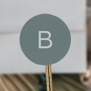 Adesivo Moderna Tipografia Sage Monograma Focos de Envelop