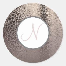 Adesivo Moderno Abstrato Glam Prata Rosa Bege Dourado Rose