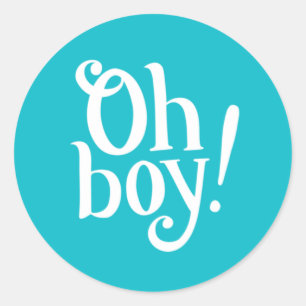 Adesivo Moderno Blue Oh Boy!