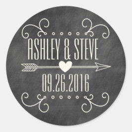 ADESIVO MODERNO CHALKBOARD WEDDING STICKBOARD