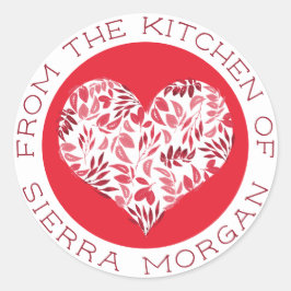 Adesivo Moderno Da Cozinha Dos Tratamentos Botânicos Do Co