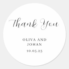 Adesivo Moderno e minimalista simples | Casamento Branco